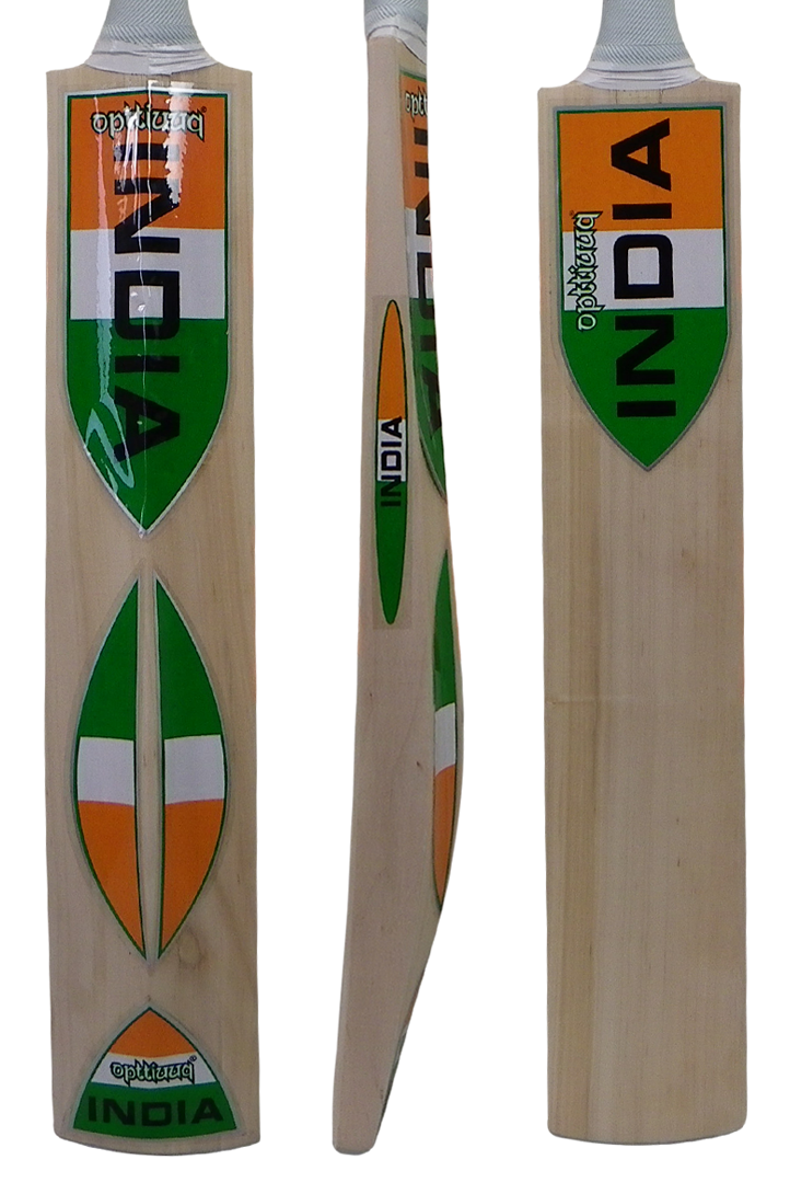 Jaduu Bharat India Cricket Bat Stickers Set For Junior Size Bats