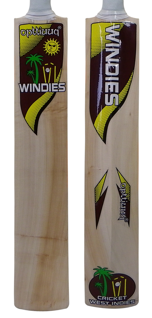 Jaduu West Indies Cricket Bat Stickers Set For Junior Size Bats