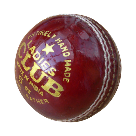 Jaduu Kany Club Leather Cricket Ball Ladies. 5oz