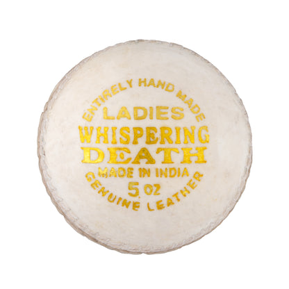 Jaduu Whispering Death Leather Cricket Ball Ladies. 5oz