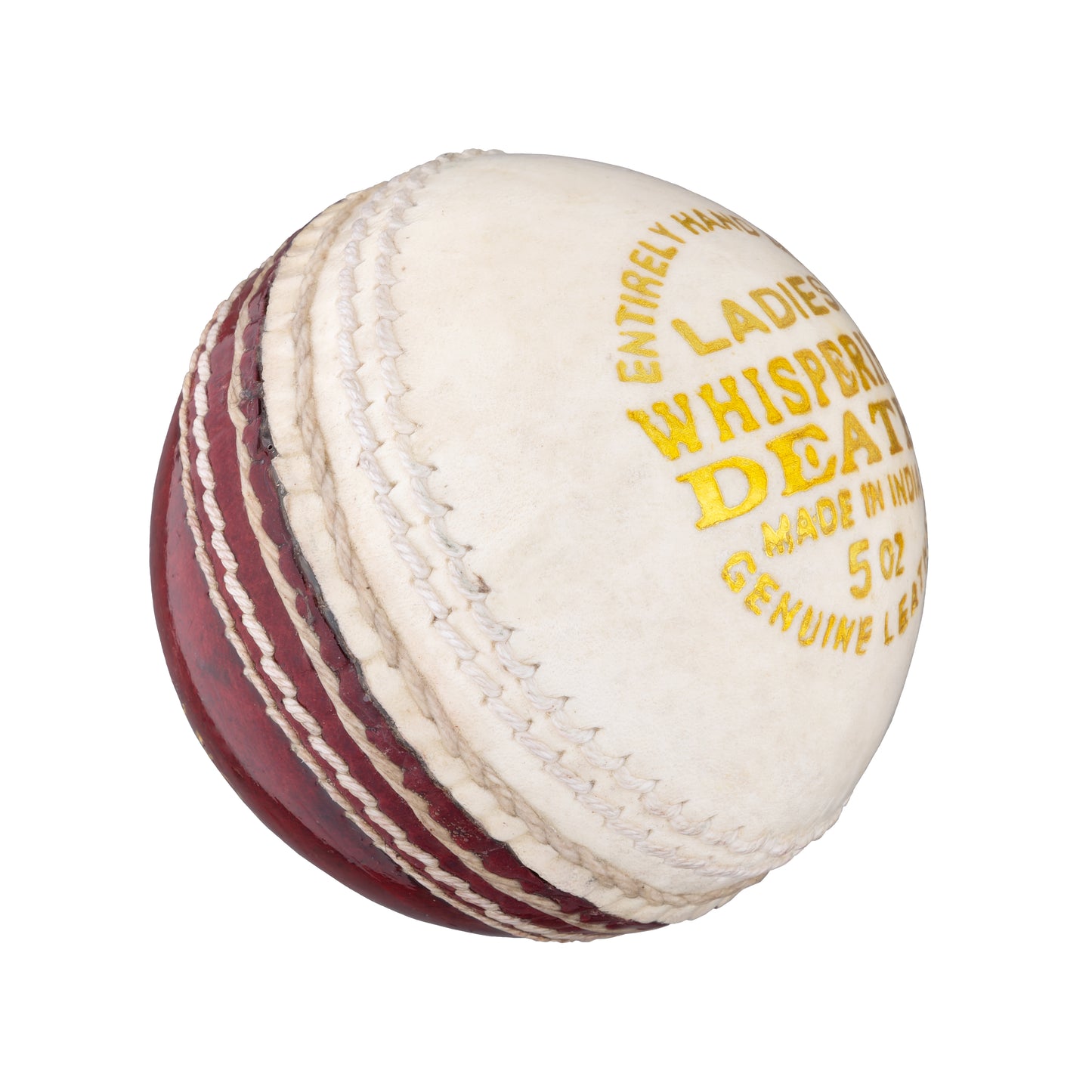 Jaduu Whispering Death Leather Cricket Ball Ladies. 5oz