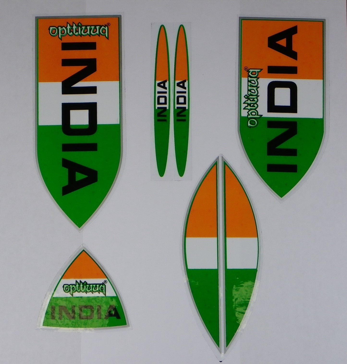 Jaduu Bharat India Cricket Bat Stickers Set For Adult Size Bats