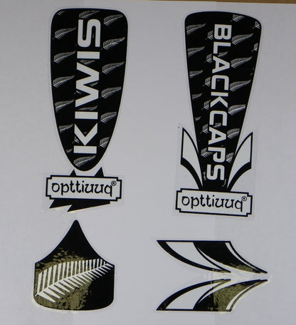 Jaduu New Zealand Cricket Bat Stickers Set For Junior Size Bats