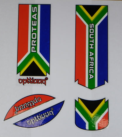 Jaduu South Africa Cricket Bat Stickers Set For Junior Size Bats